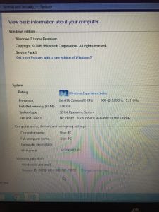 HP G56 Spec