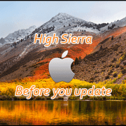 High Sierra before you update